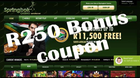 springbok casino coupon codes|SPRINGBOK CASINO BONUS CODES (106 new bonuses .